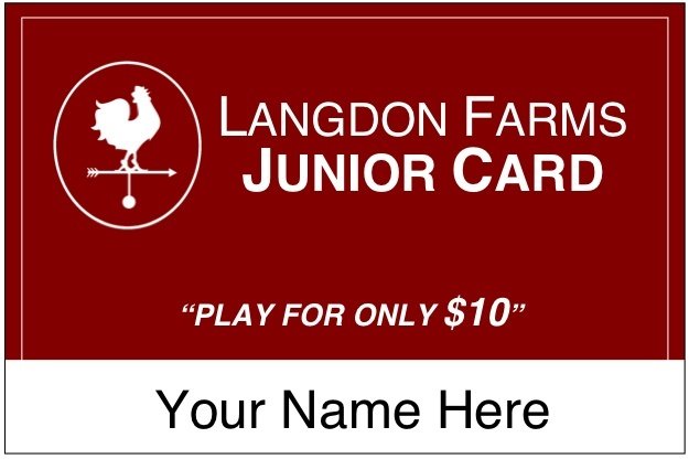 Langdon Farms Junior Card