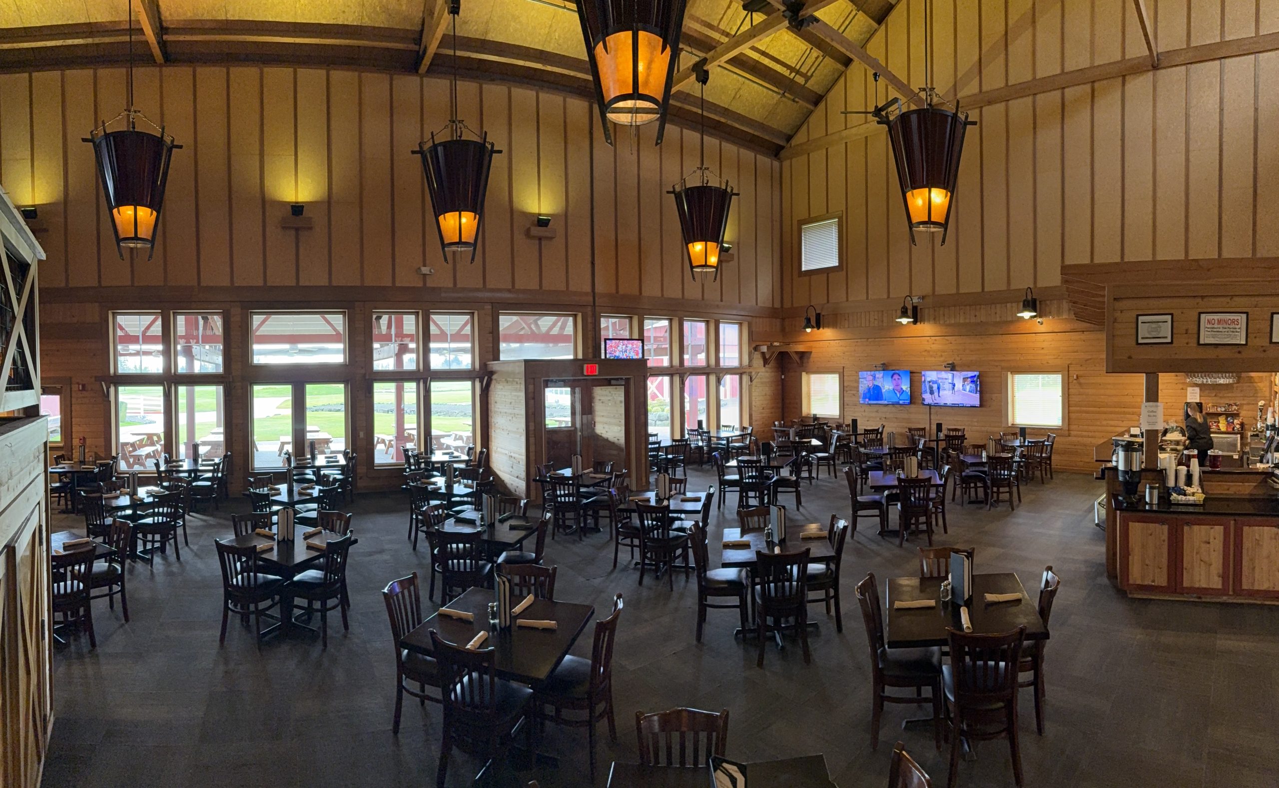 View of Langdon's Grill from Loft